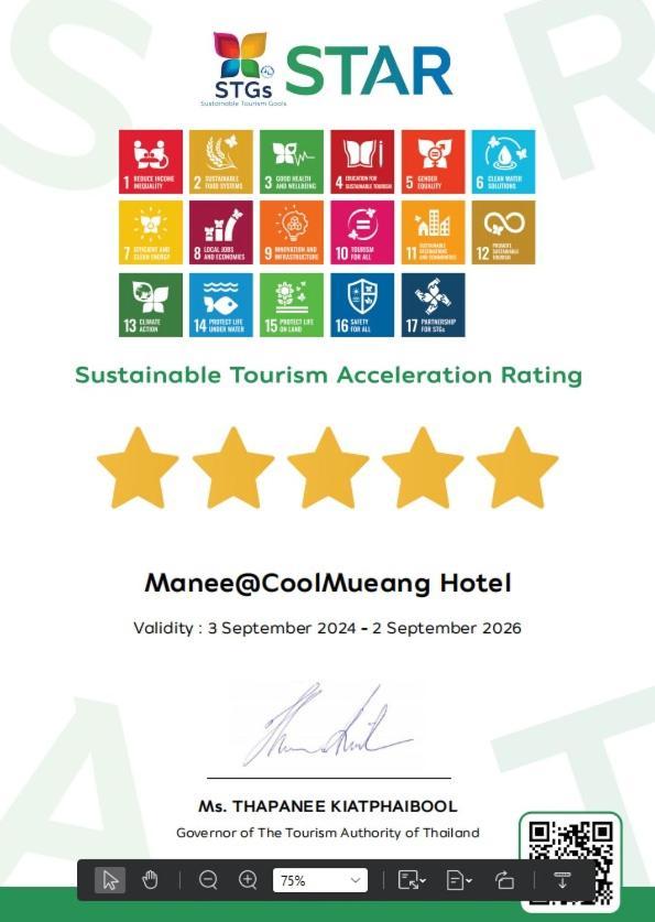 Hotel Manee Cool Mueang Chiang Mai Exterior foto